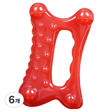 DeepTalk 按摩刮痧板, 紅色, 6個