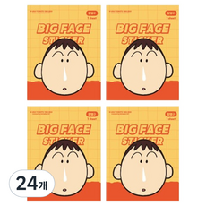 플라잉웨일즈 짱구는못말려 빅 페이스 스티커, 왕맹구, 24개