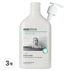 에코스토어 대용량 베이비 바디워시, 500ml, 3개