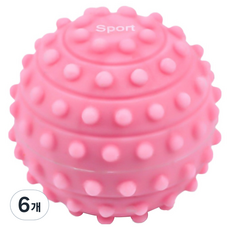 리와일딩 바이오 요가 마시지볼 50 x 50 x 50 mm, 6개, 벚꽃가루