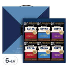 이디야 아메리카노 4호 선물세트 + 쇼핑백, 6세트, 오리지널 아메리카노 2p + 아이스 아메리카노 2p + 스페셜 에디션 2p