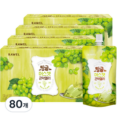 tinggeul Loel蒟蒻果凍 麝香葡萄口味, 80個, 130g