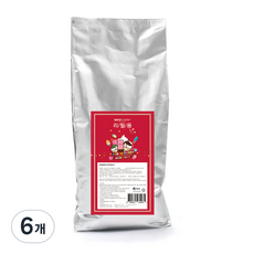 바스참 크림버블바스 거품 입욕제 딸기 리필용, 1kg, 6개