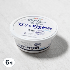파스퇴르 건강한 발효버터 오리지널, 200g, 6개