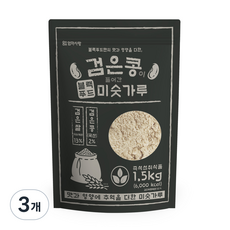 엄마사랑 검은콩이들어간 블랙푸드 미숫가루, 1.5kg, 3개