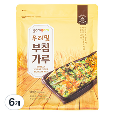 gomgom Gomgom我們的小麥煎餅粉, 450g, 6個