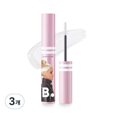 바닐라코 바비 에디션 스머지 아웃 디테일 브로우 카라 4.5g, 01 클리어 픽서, 3개