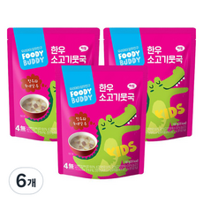 푸디버디 한우 소고기 뭇국, 180g, 6개
