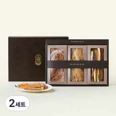 강릉상회 국내산 어포 쥐치포 240g + 아귀포 280g + 붉은메기포 350g 선물세트 + 쇼핑백, 870g, 2세트