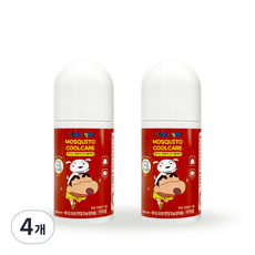 짱구는못말려 모기쿨케어 에이드프로 민트향, 4개, 50ml
