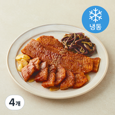 요리락 고사리랑 마늘이 한웅큼 들어간 고추장 삼겹살 (냉동), 4개, 500g
