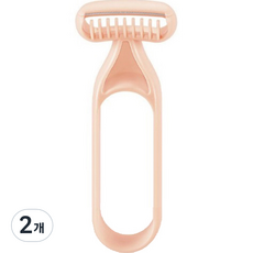 Lazenda 女性用腿部除毛刀 蜜桃, 2個, 1入