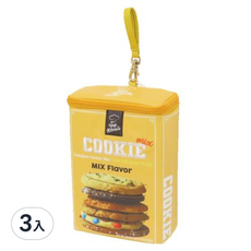 Marushin Yup!仿真零食拉鍊袋-餅乾, 3入