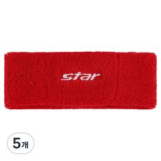 star sports 髮帶, 紅色