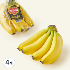 델몬트 베트남산 델몬트 허니글로우 바나나, 4개, 1kg