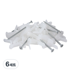 동공앙카 대형 50p + 나사50p 세트, 6세트