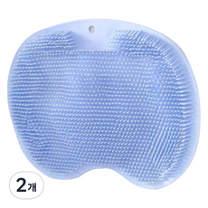 조니프리 바디 풋브러쉬, 블루, 1개입, 2개