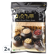 자연웰 블랙 미숫가루, 700g, 2개