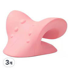 JK 人體工學頸肩指壓按摩器 C型, 粉紅色, 3個