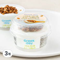 그릭데이 그릭요거트볼 오트그래놀라, 88g, 3개, 1개입