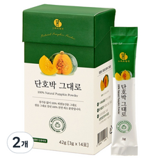말린 100% 단호박 분말스틱, 42g, 2개