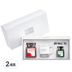 에빠니 필터컵 세트 1호, 히비스커스 병(대) 1종 + 페퍼민트 병(소) 1종 + 필터컵 + 쇼핑백, 2세트