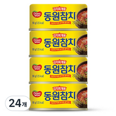 동원 김치찌개용 참치 통조림, 90g, 24개