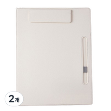 알로데 소프트 A4 마그넷 클립보드, TYPE 05 아이보리, 2개