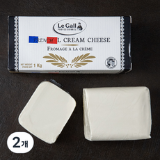 르갈 크림 치즈, 1kg, 1개입, 2개