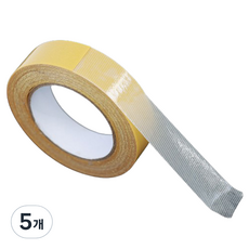 풍요상사 다용도 초강력 섬유메쉬 양면 테이프 3cm x 20m, 5개
