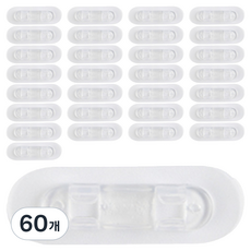 i-MATE 開放式電線整理夾固定器, 透明, 60個