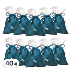 Pojangnet 傳統福袋 基本款 小, 16 藍綠色, 40個