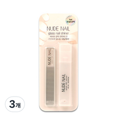 누드네일글라스네일샤이너 글라스 네일 샤이너, 혼합색상, 3개