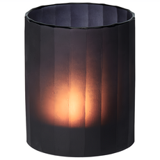 Philippi 琺瑯玻璃燭台 8cm, 豎紋