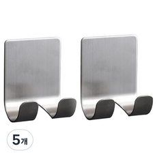 舒適空間 304不鏽鋼刮鬍刀架 銀色, 2入, 5個