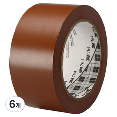 3M 地板標示膠帶 764, 棕色, 6個