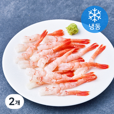 북방도화새우살 포장횟감 20미 (냉동), 2개, 60g(L)