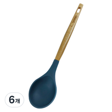 힘멜 실리콘 요리스푼, 혼합색상, 6개