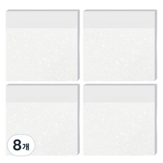 Hobby Space 自黏式透明便條 錯題本 便利貼, 透明素色, 8個, 50入