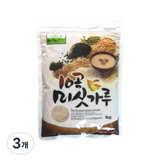 칠갑농산 10곡미싯가루 수입산, 1kg, 3개