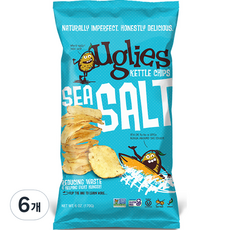 Ugly Chips 原裝海鹽水壺薯條, 170g, 6個