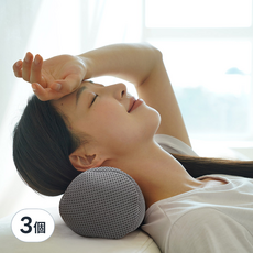 LIV MOM 安寧烏龜 頸椎枕, 3個, 泥灰