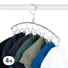 공중부양 스텐 8구 모자걸이, 4개