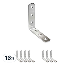 EMPIRE 不鏽鋼L型角鐵 加固支架, 16個