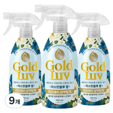 골드럽 리프레쉬 섬유탈취제 자스민블루, 9개, 500ml