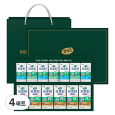 셀렉스 프로틴 음료 종합세트 1호 + 쇼핑백, 190ml, 4세트