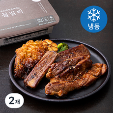 블루스트리트 종로 평원 숯불 돼지 물갈비 (냉동), 515g, 2개