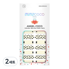 바바코코 키즈용 젤네일스트립 20p, 6-1 시바, 2세트