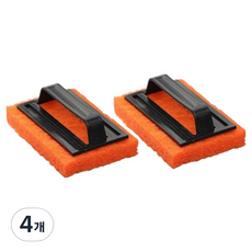 Day Rhythm 手持握把清潔海綿 橘色, 4個