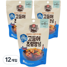 백설 고등어조림 양념, 150g, 12개